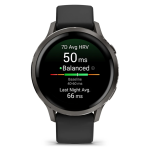 Garmin 010-03014-40 Venu 4 GPS 智慧腕錶 (45mm) (極致黑)